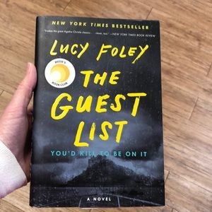 EUC Hardcover “The Guest List” by Lucy Foley